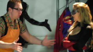 Sexy Supergirl Superheroine Cosplay roleplay parody